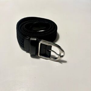 Black Woven Belt